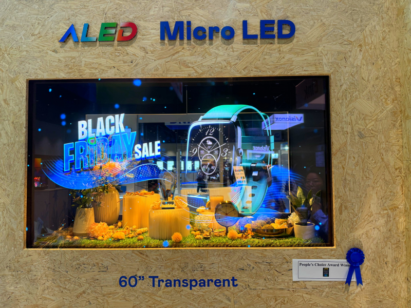 LEYU�پW(w��ng)60����͸����Micro LED�@ʾ���@&rdquo;���Micro LED���g(sh��)��(y��ng)�ê�(ji��ng)&rdquo;����Micro LED���͸����֮�O(sh��)Ӌ(j��)���ԘO�°l(f��)�]���ԿɔU(ku��)չ�ԟo�pƴ�Ӽ��g(sh��)���죬�߂�600 nitsȫ��������������60%��͸�ʼ����^NTSC 110%�ă�(y��u)���Vɫ����F(xi��n)�����������`�(y��ng)���ڸ��N��(ch��ng)��