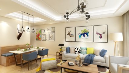 135平米普通戶型現(xiàn)代簡約家裝裝修圖片設(shè)計