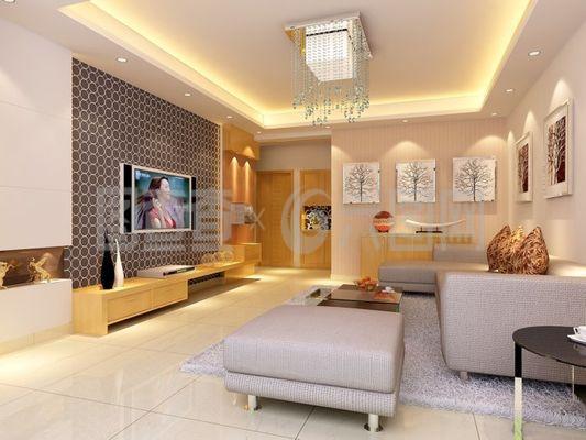 現代簡約設計客廳裝飾